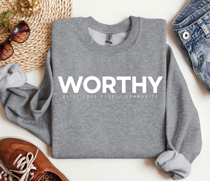 WORTHY Olive Tree People Community Crewneck