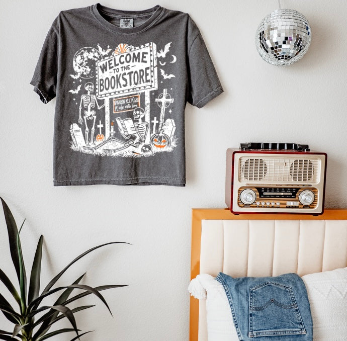 Welcome To The Bookstore Boxy Tee