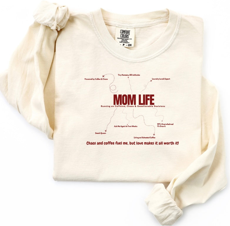 Mom Life Long Sleeve Tee
