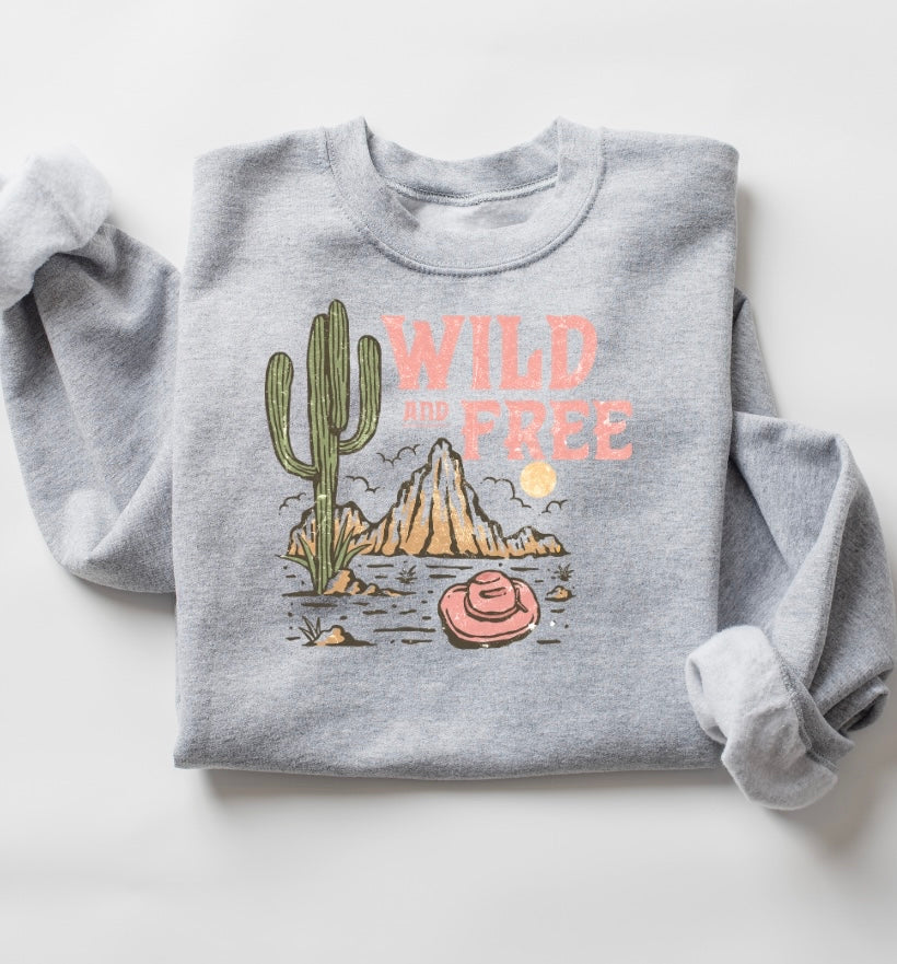 Wild And Free Crewneck