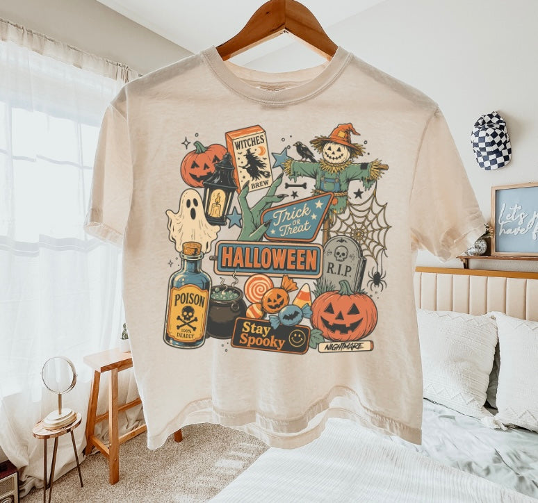 Retro Halloween Boxy Tee