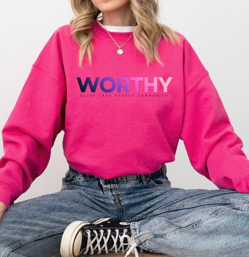 WORTHY Olive Tree People Community Crewneck
