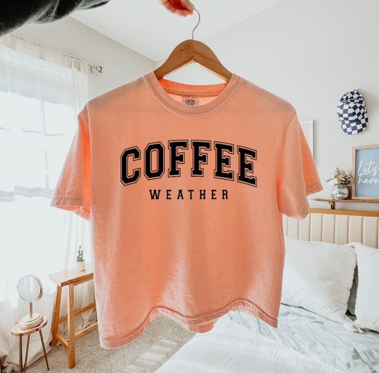 Coffee Weather Boxy Tee