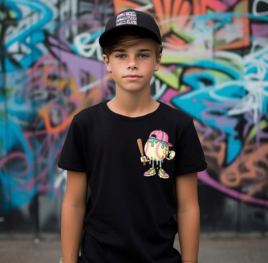 Ice Cream Guy Pocket Drip Tee