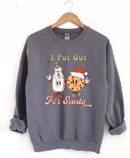 I Put Out For Santa Crewneck