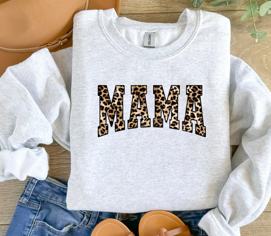 Leopard Mama Crewneck