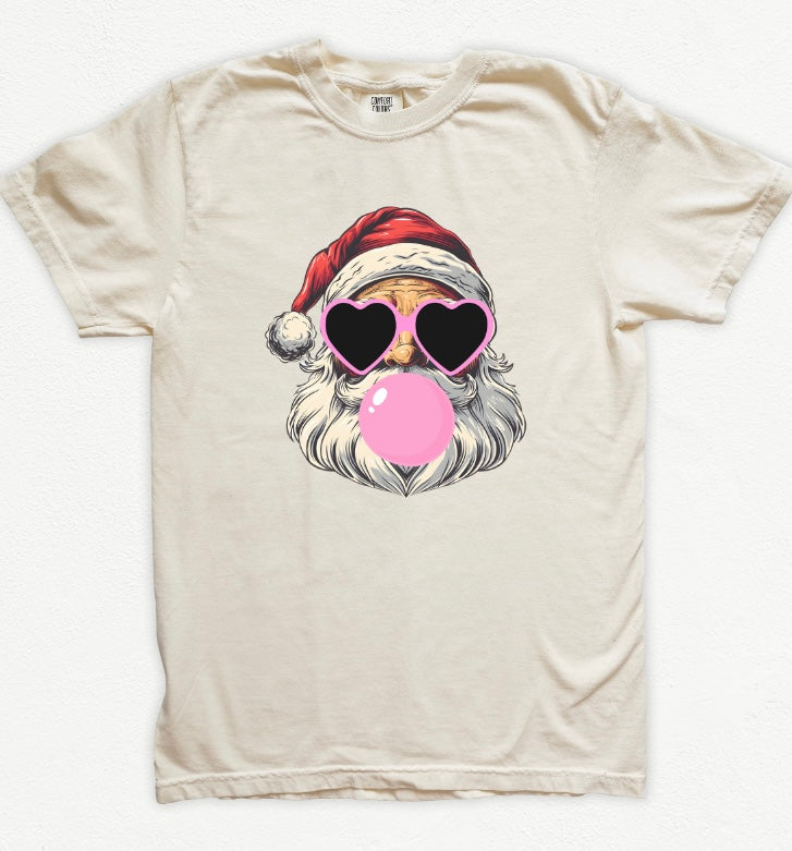 Bubble Gum Santa T-Shirt