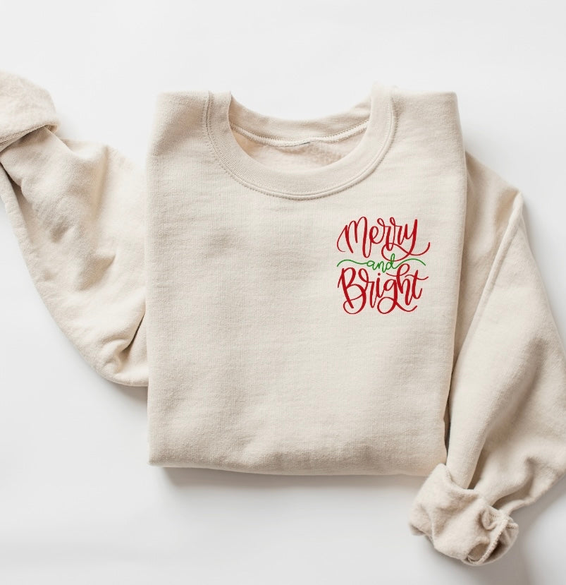 Merry and Bright Crewneck