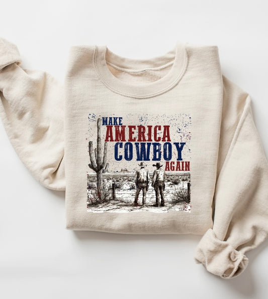 Make America Cowboy Again Crewneck