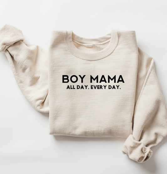 BOY MAMA - All Day. Every Day. Crewneck