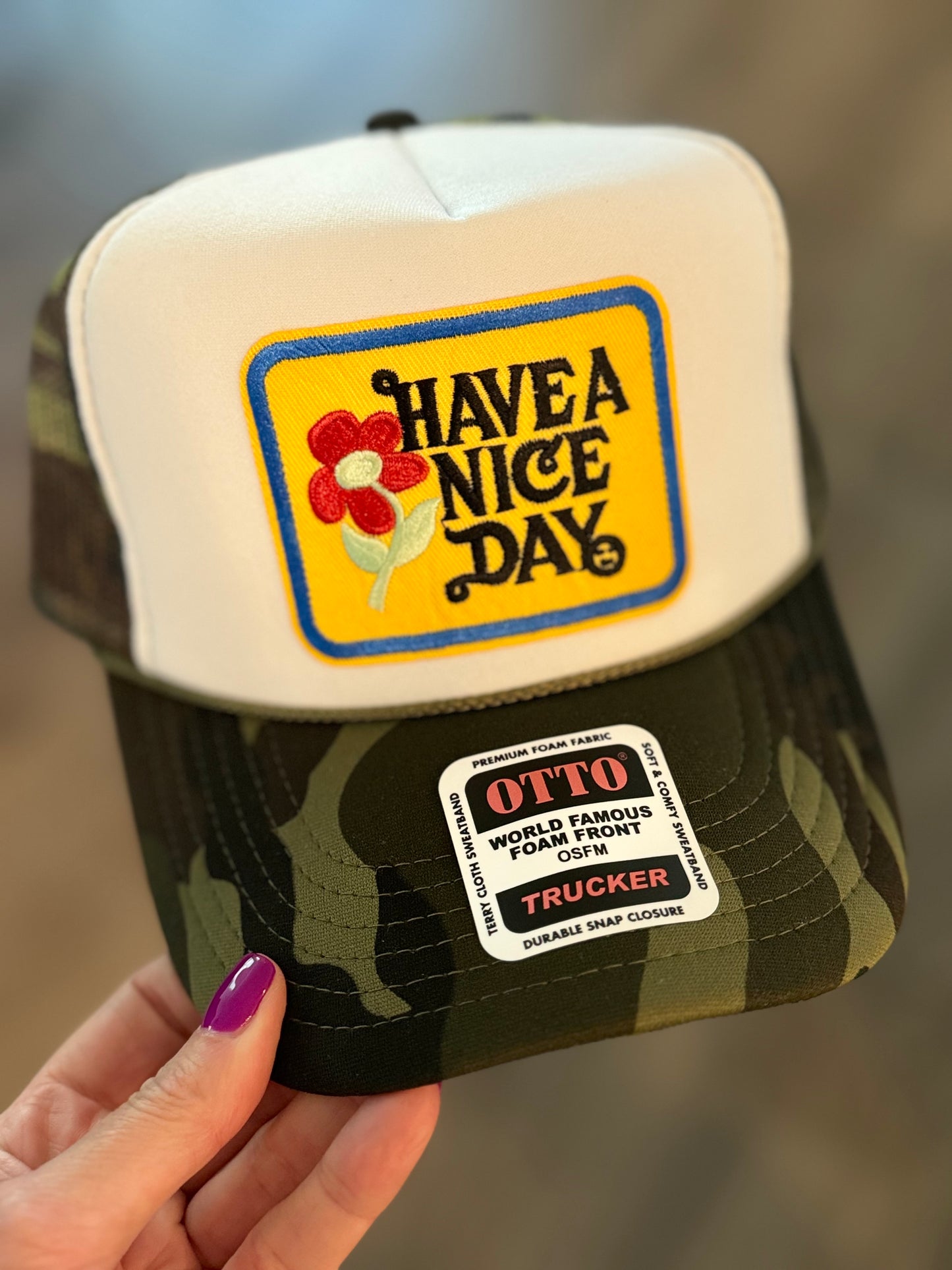 Have A Nice Day Trucker Hat