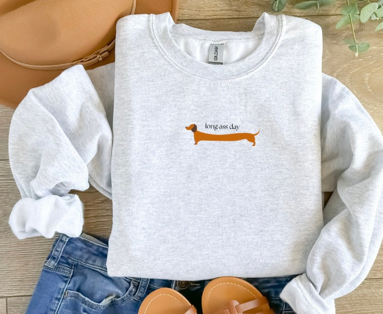 Long A** Day Crewneck
