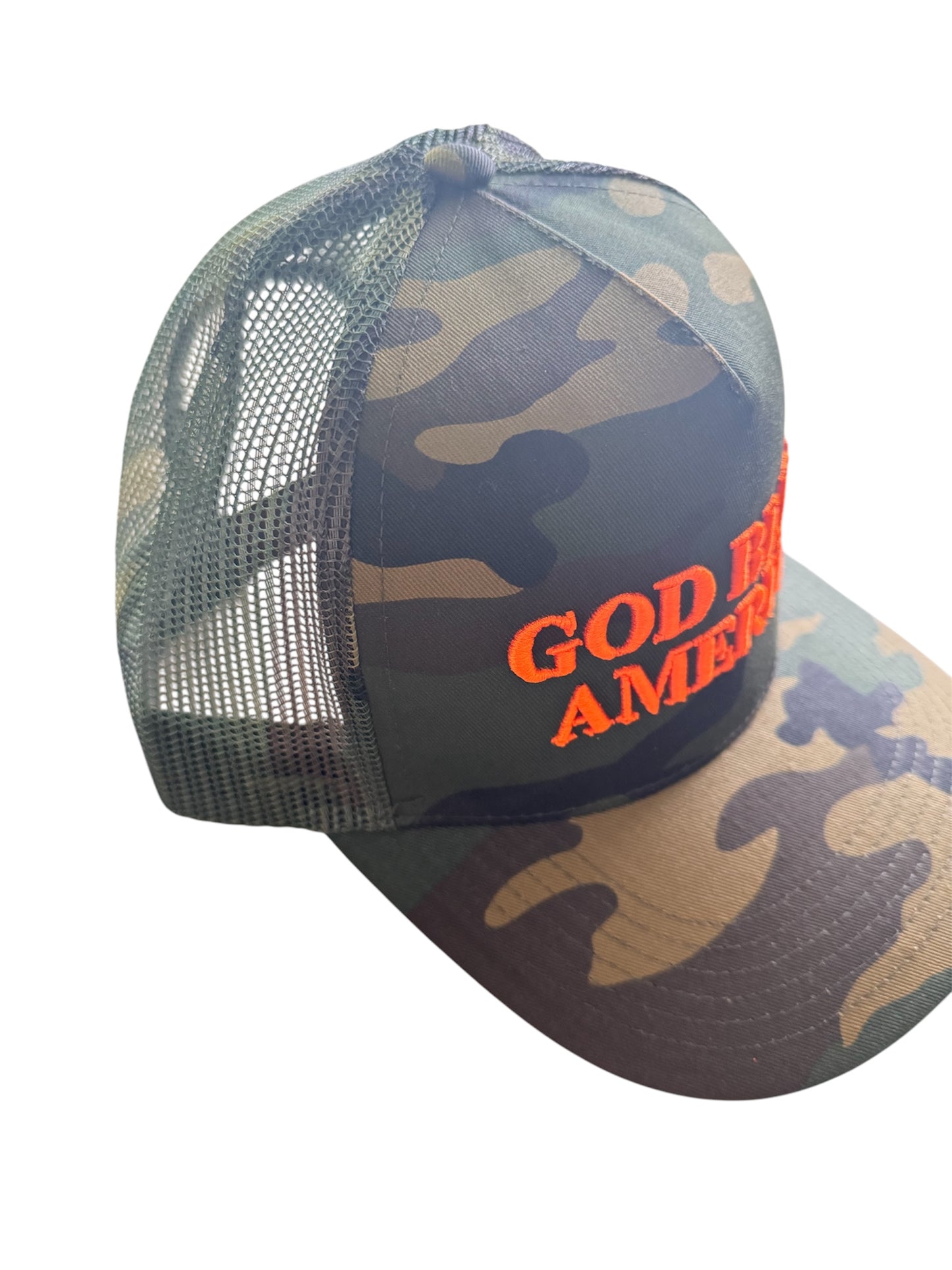 God Bless America Trucker Hat