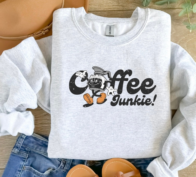 Coffee Junkie Crewneck