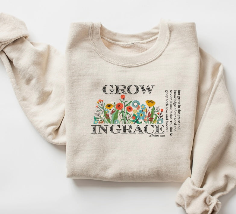 Grow In Grace Crewneck