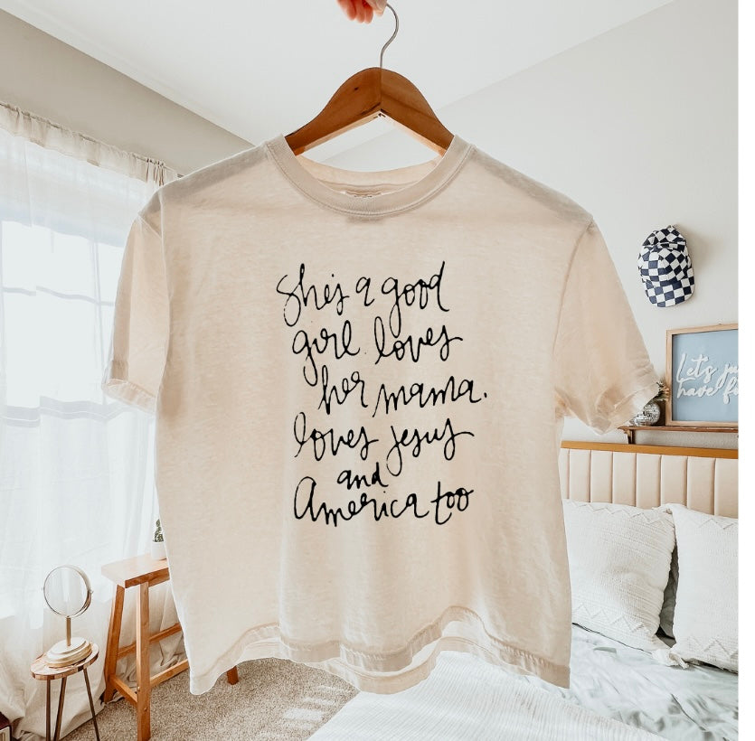 She's A Good Girl...  Boxy Tee