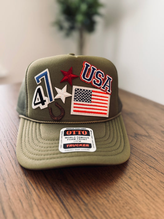 USA 47 Trucker Hat