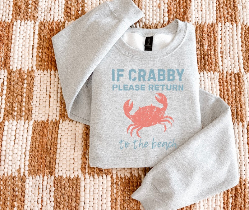 If Crabby Please Return to the beach