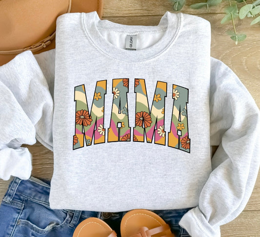 Floral MAMA Crewneck