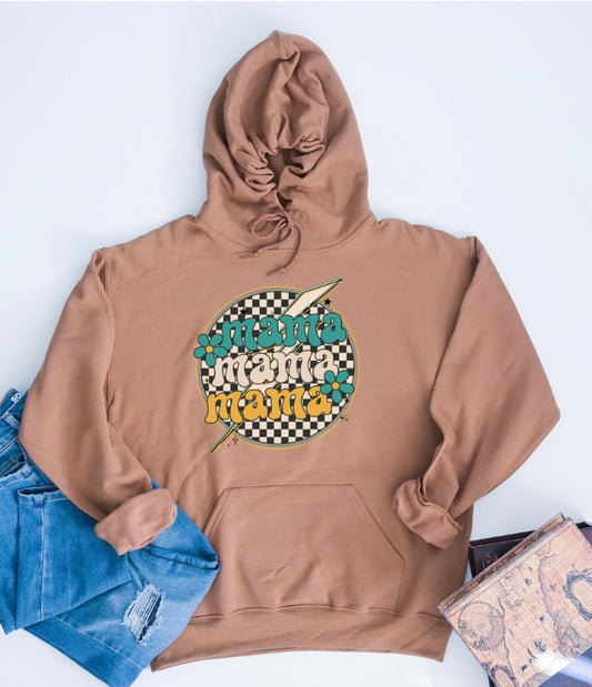 Retro Mama Pullover Hoodie