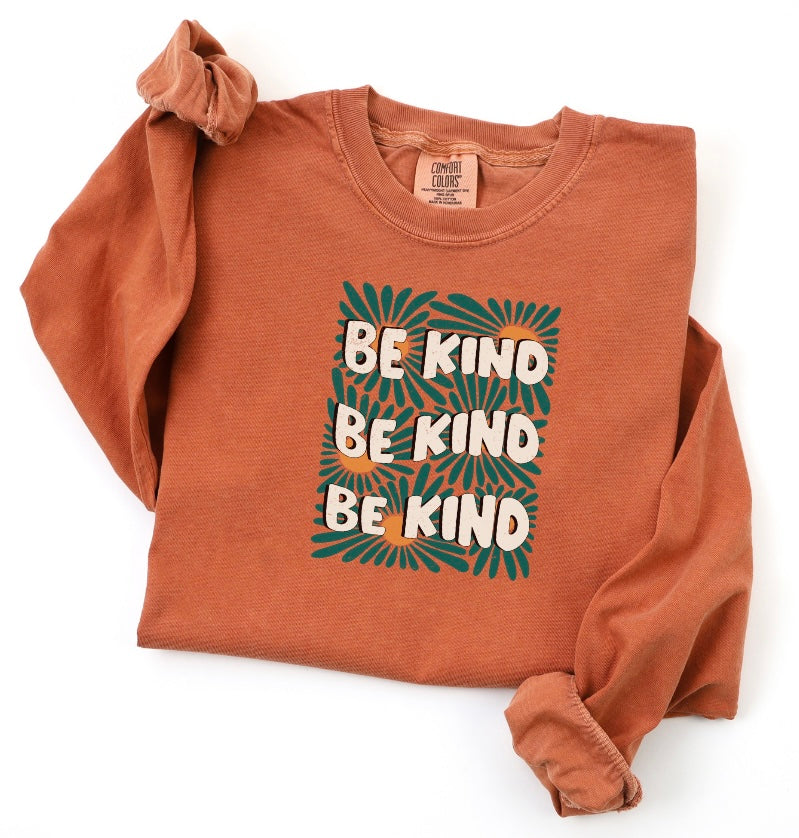 Be Kind Be Kind Be Kind Long Sleeve Tee