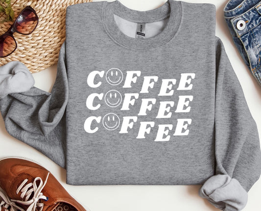 Coffee Coffee Coffee Crewneck