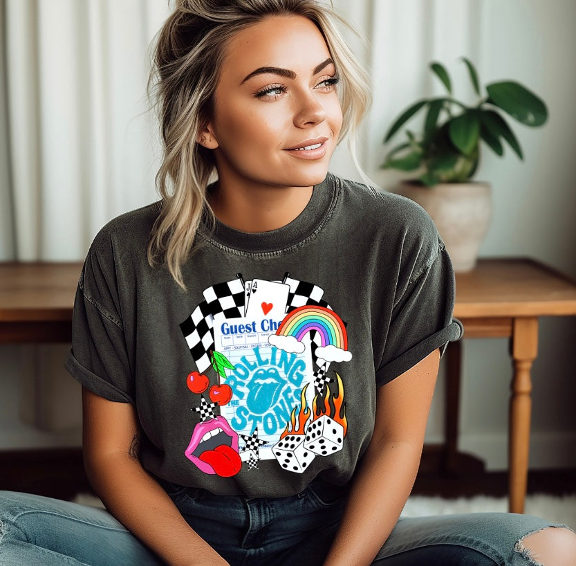Guest Check Collage Tee