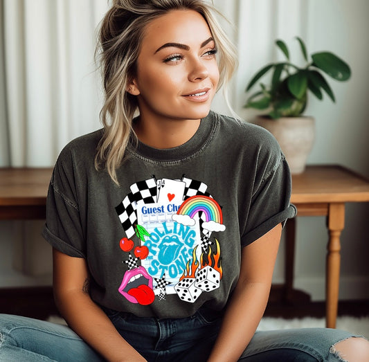 Guest Check Collage Tee