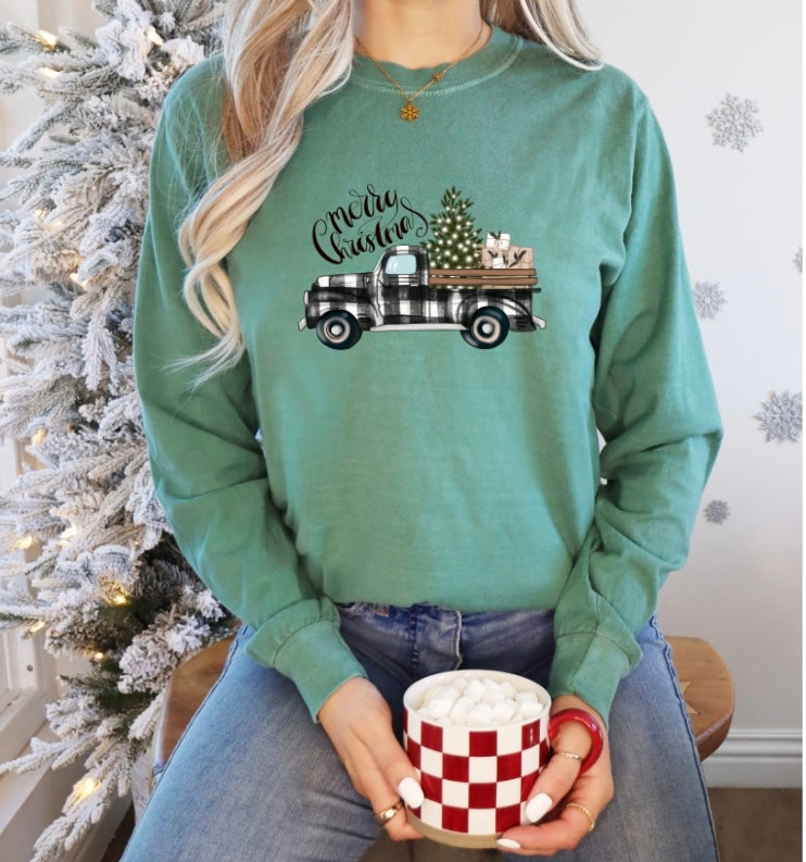 Merry Christmas Long Sleeve Tee