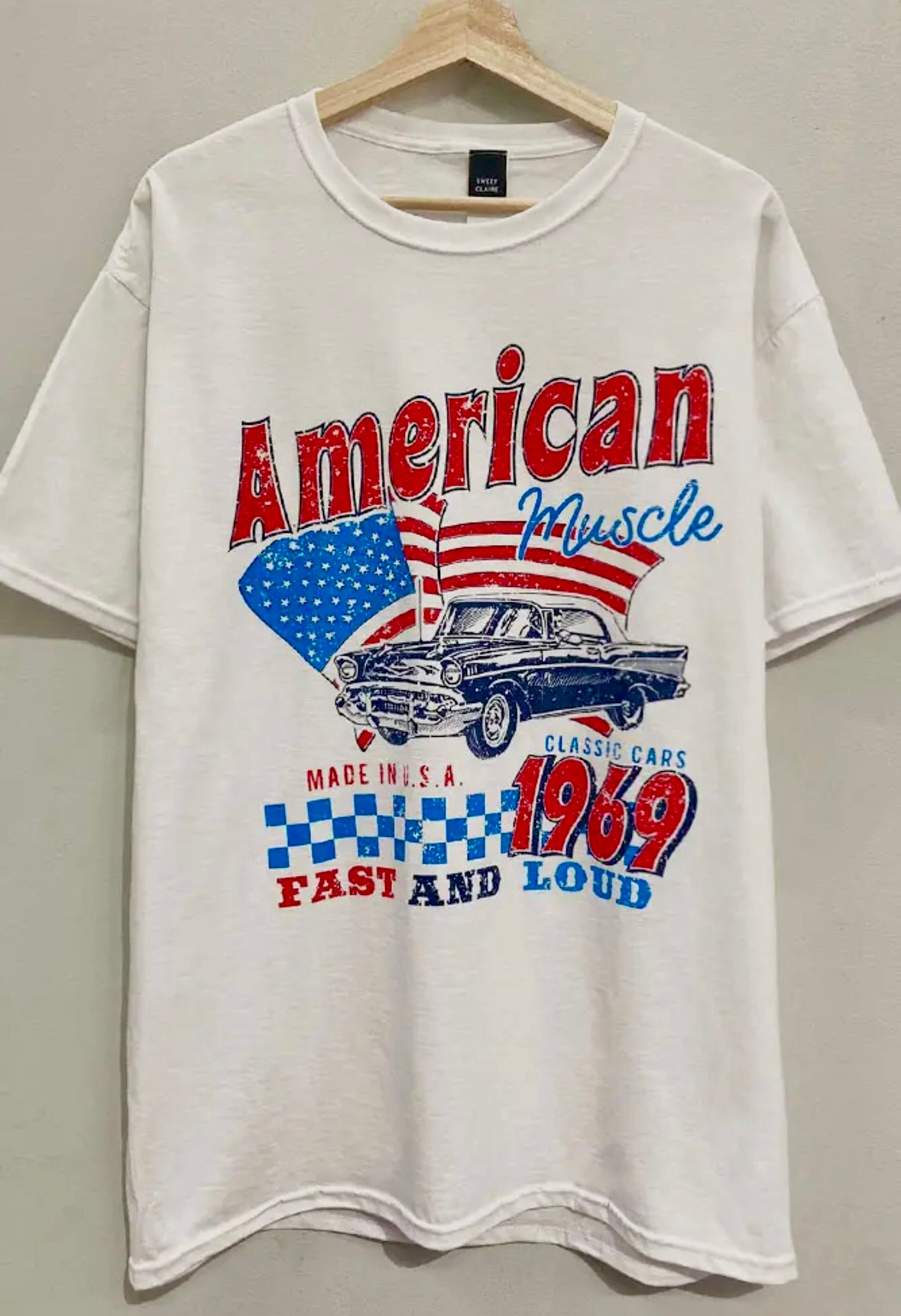 American Muscle Oversized Tee