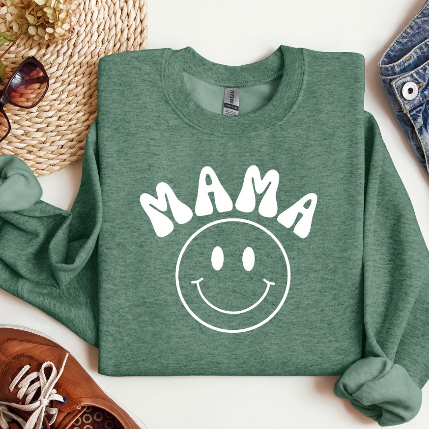 Smiley Mama Crewneck