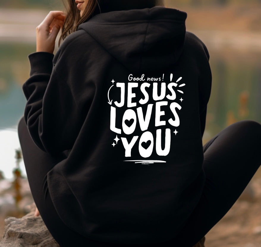 Jesus Loves You Hoodie