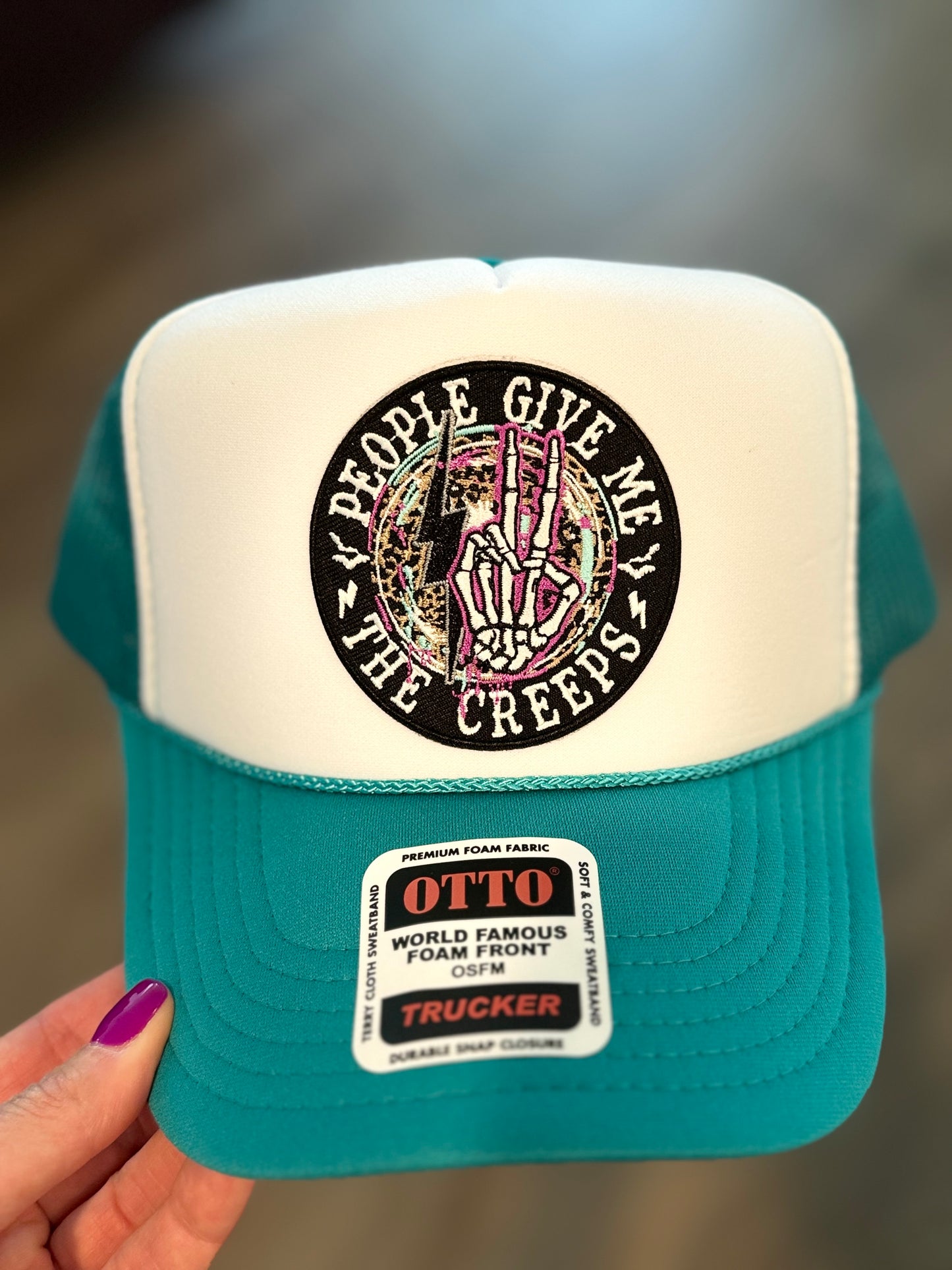 People Give Me The Creeps Trucker Hat