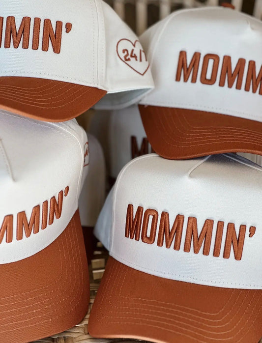 3D Puff Mommin' 24/7 Trucker Hat