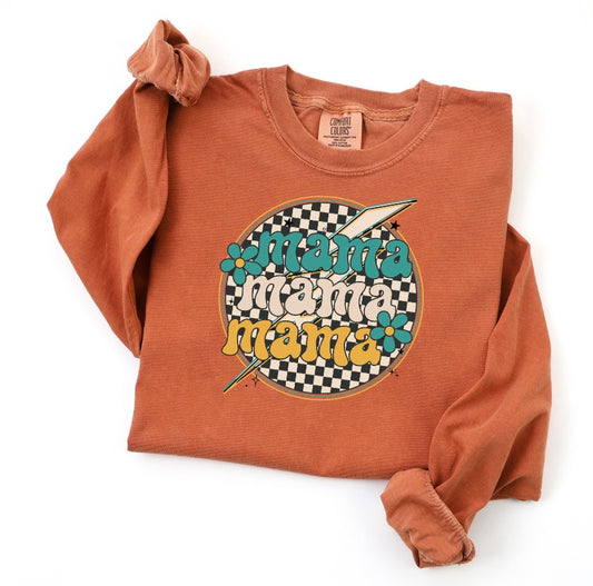 Retro Mama Long Sleeve Tee