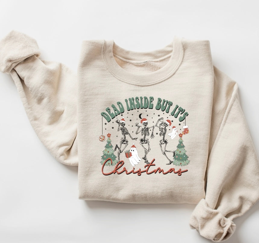 Dead Inside But It's Christmas Crewneck