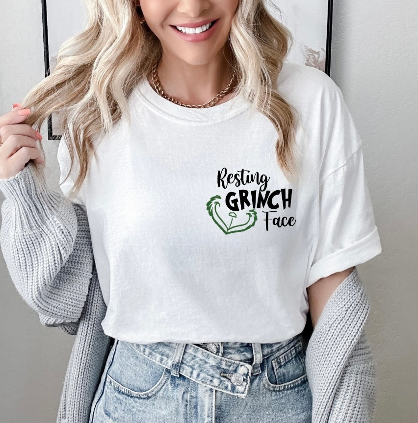 Resting Grinch Face Tee