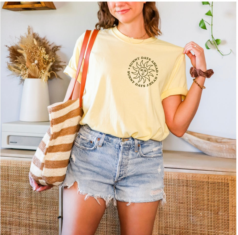 Sunny Days Ahead Tee - Multiple Colors