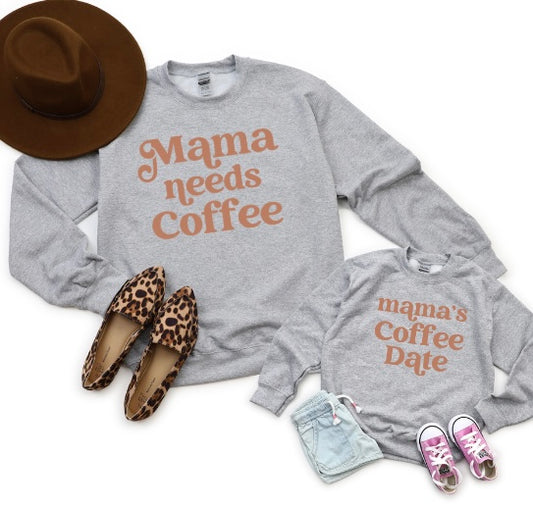 Mama's Coffee Date Crewneck